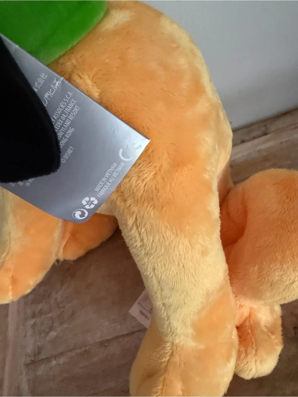 Walt Disney World Pluto Puppy Plush Tongue Out Disney Parks Exclusive w/ Tags